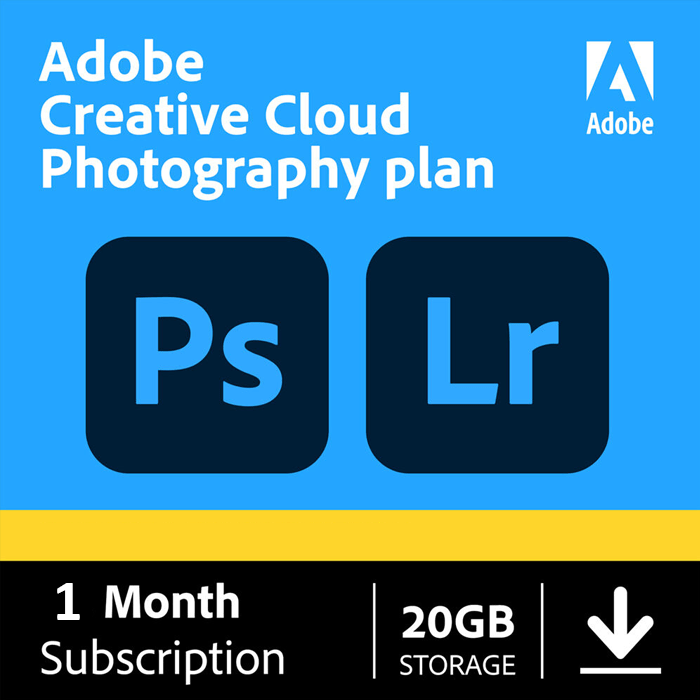 Adobe Photography Plan — 1 Month Key