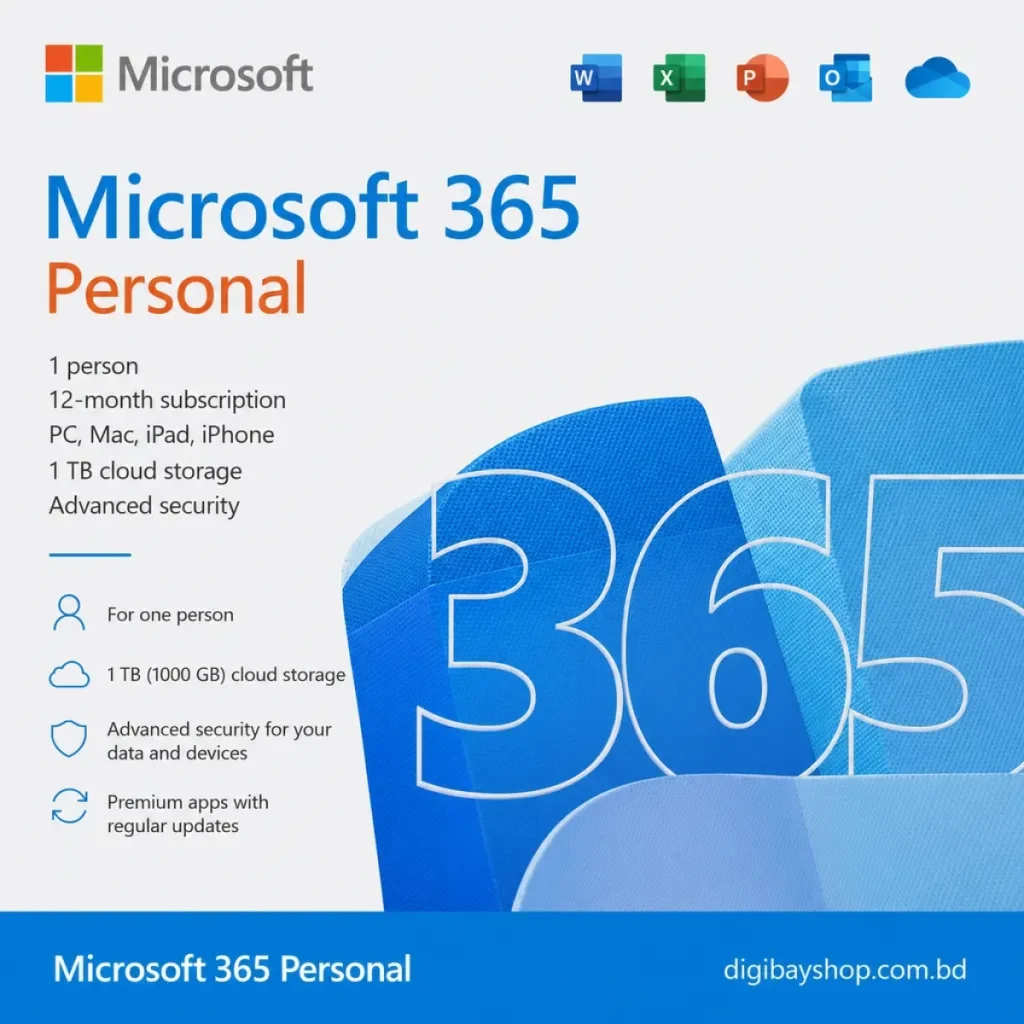 Microsoft 365 Personal — 1 Year Key